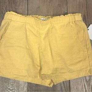 O'Neill High Waist Yellow Women's Shorts